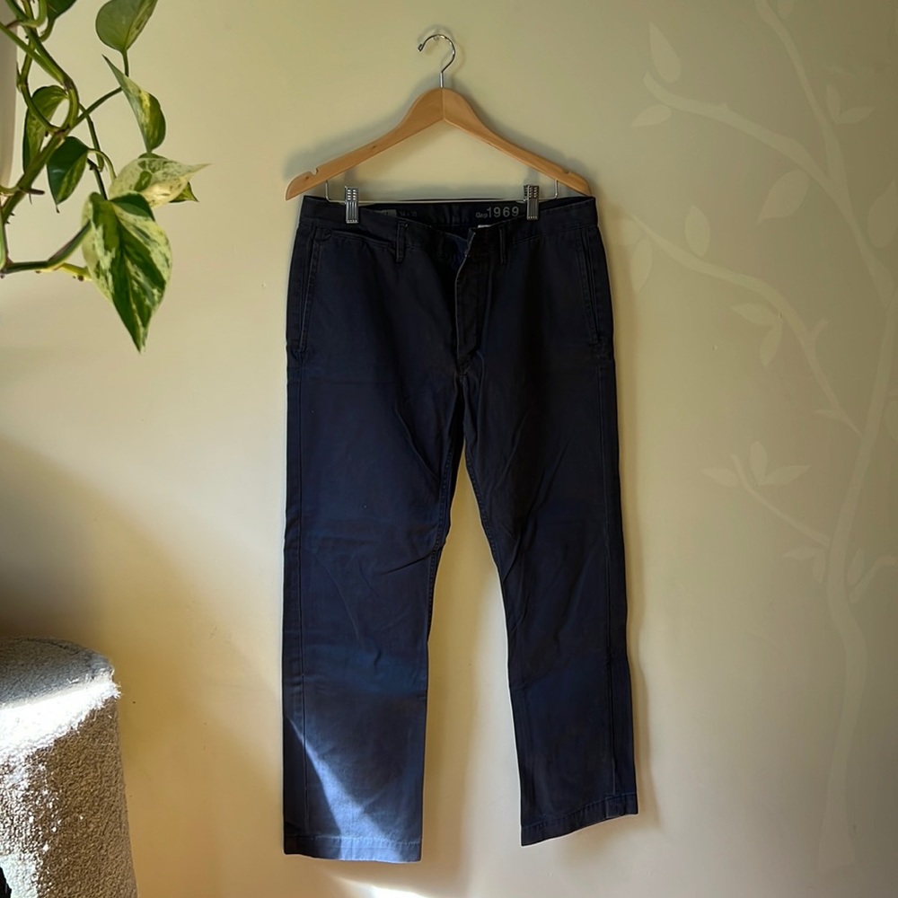 Gap 1969 Slim Fit, 34Wx30L, Navy
